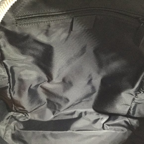 GUCCI Black Embossed Guccissima Leather Backpack